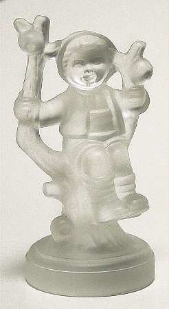 Crystal M.I. Hummel Figurine Apple Tree Boy - Boxed