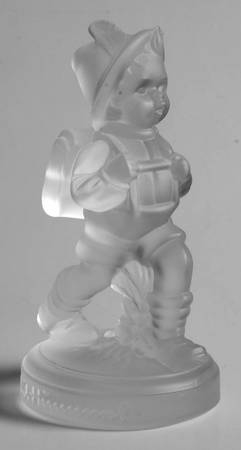 Crystal M.I. Hummel Figurine School Boy - Boxed