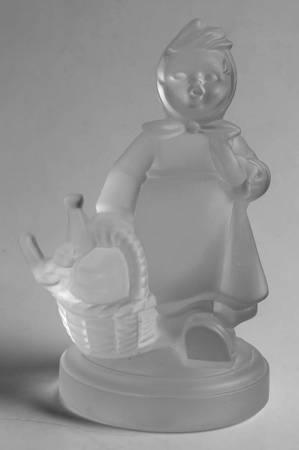 Crystal M.I. Hummel Figurine Visiting An Invalid - No Box
