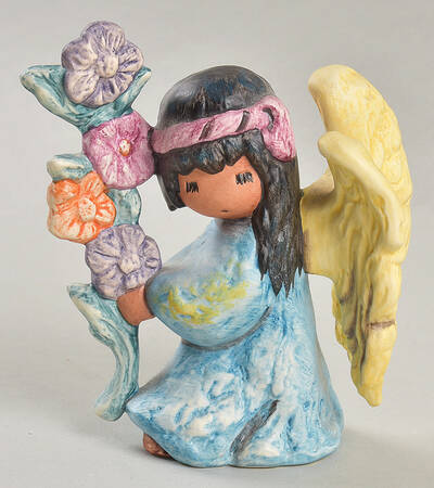 De Grazia Figurines Flowers For Baby Jesus - No Box