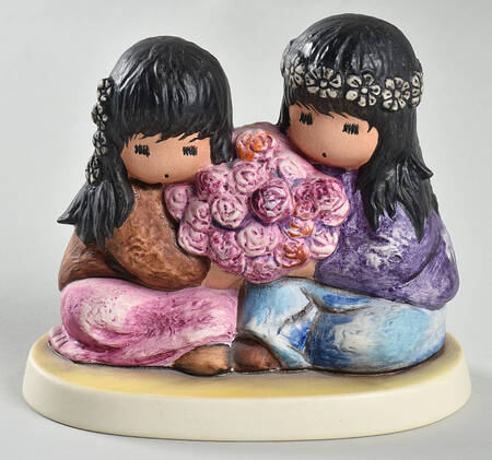 De Grazia Figurines Spring Blossoms - Boxed