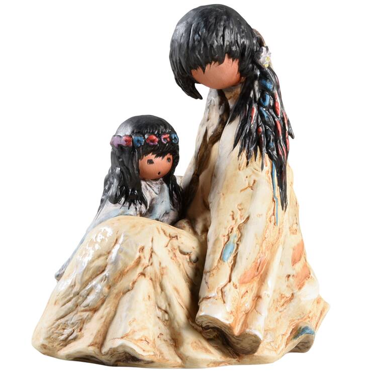 De Grazia Figurines Navajo Mother - Boxed