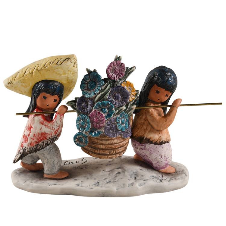 De Grazia Figurines Spring Flowers - No Box