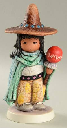 De Grazia Figurines Little Navajo Music Man - No Box
