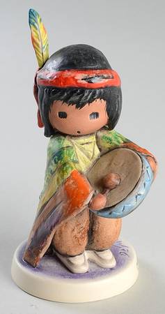 De Grazia Figurines Pima Indian Drummer Boy - Boxed