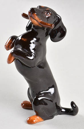 Dogs Dachshund With Stick - No Box