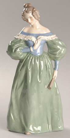 Fashions On Parade Demure Elegancea-Blue And Green Dress - No Box