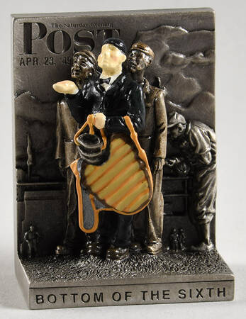 Saturday Evening Post-Miniatures Bottom Of The Sixth - Boxed