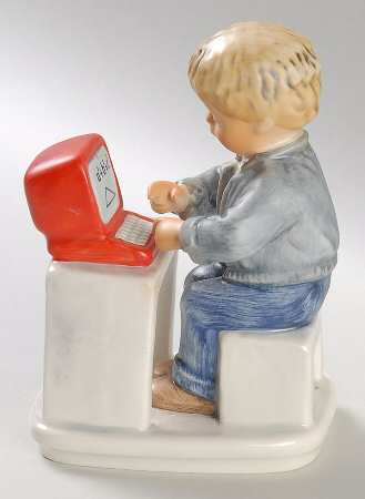 Today's Children Boy With Home Computer - No Box