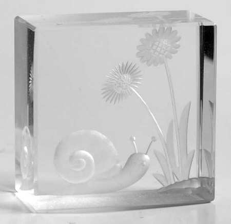 Steinbach Paperweigh Snail - No Box