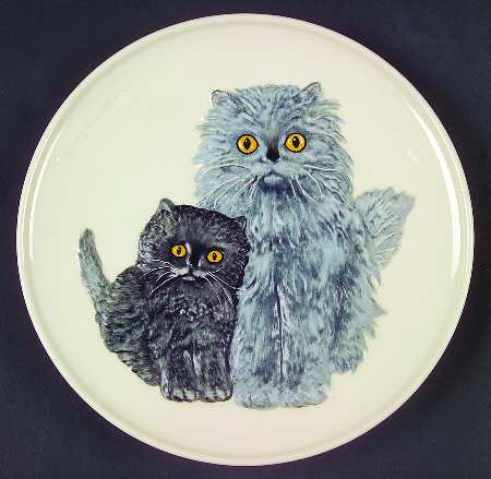 Mother's Day Plate Cat & Kitten - Boxed