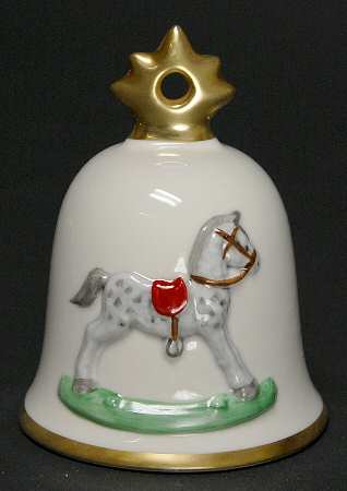 Annual Christmas Bell Rocking Horse - No Box