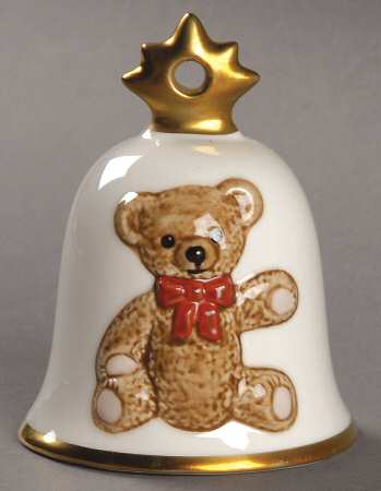 Annual Christmas Bell Teddy Bear - No Box