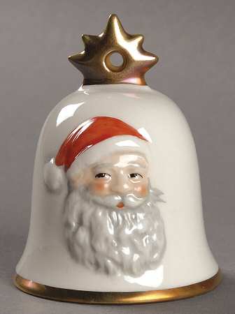 Annual Christmas Bell Santa Claus - No Box
