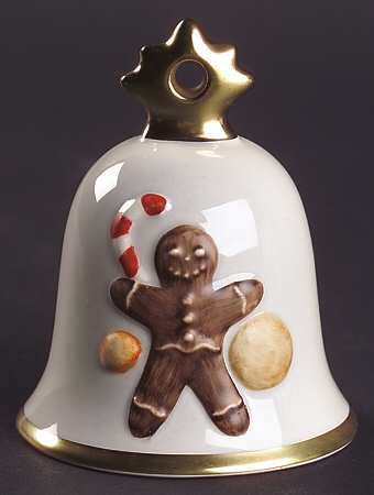 Annual Christmas Bell Gingerbread Man - Boxed