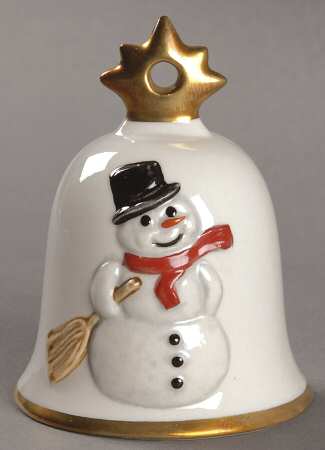 Annual Christmas Bell Snowman - Boxed