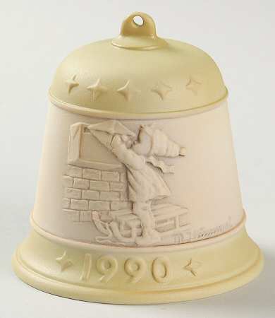 Hummel Annual Bell-Ornament-Series #1 Letter To Santa-Yellow - Boxed