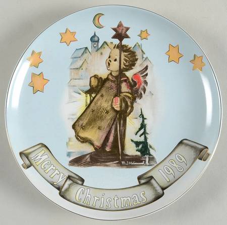 Hummel Christmas Plate Guiding Light - Boxed