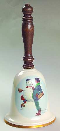 Norman Rockwell Bell Snow Sculpture - No Box