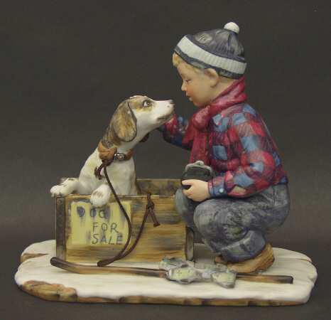A Boy &amp; His Dog-Four Seasons by Gorham