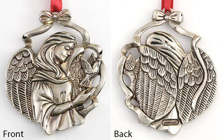 Gorham Ornaments Angel With Dove - No Box