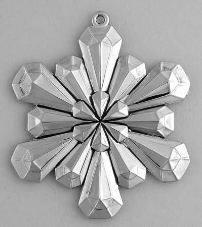 Gorham Ornaments Snowflake-Silverplate C - No Box 37c