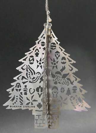Pierced Christmas Ornament Christmas Tree - No Box