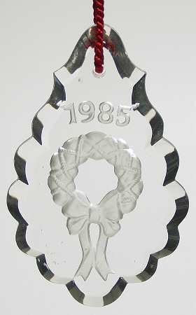 Annual Crystal Ornaments by Gorham Crystal