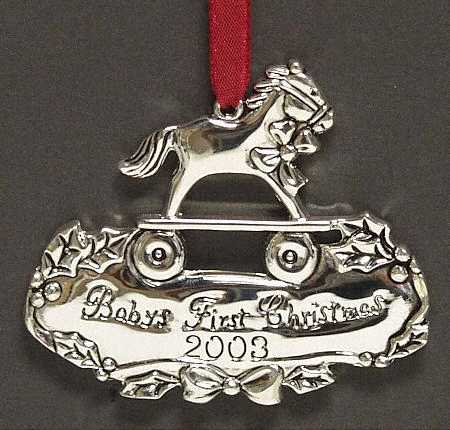 Babys 1st Christmas-Silverplate by Gorham Silver