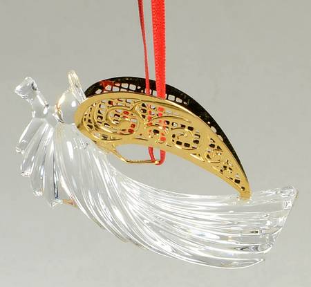 Crystal Christmas Ornament by Gorham Crystal