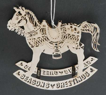 Pierced Christmas Ornament by Gorham Silver