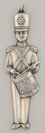 Silverplate Ornaments Toy Soldier - Boxed