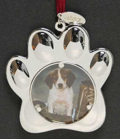 Silverplate Ornaments Puppy's First Christmas-2007 - With Box