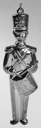 Unlimited Silverplate Ornament Drummer Boy - No Box