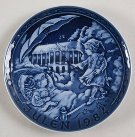 Grande Copenhagen Christmas Plate Sandman At Amalienborg - Boxed