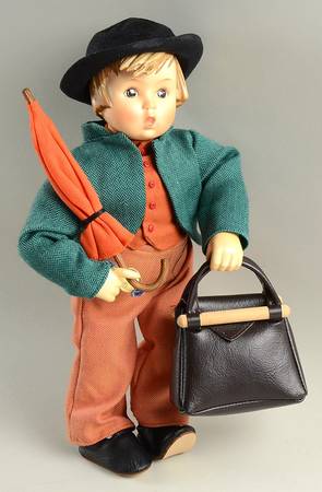 Goebel-Hummel Doll Merry Wanderer - Boxed