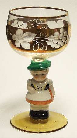 Goebel Figurine Stem Glassware Tyrolean Bavarian Girl - No Box