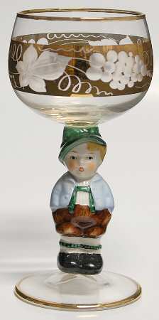 Goebel Figurine Stem Glassware Tyrolean Bavarian Boy - No Box