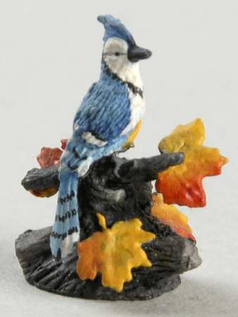 Wildlife Miniature Autumn Blue Jay - No Box