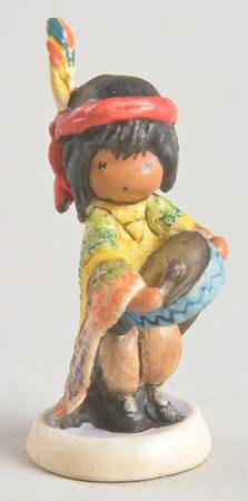 Degrazia Miniature Pima Drummer Boy-1986 - Boxed