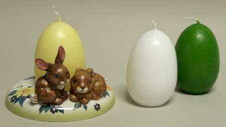 Easter Figurine-Goebel Easter Candleholder W/ Candles Set - No Box