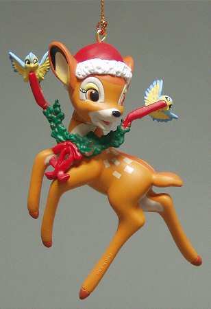 Disney Christmas Magic Bambi-With Santa Hat - Boxed