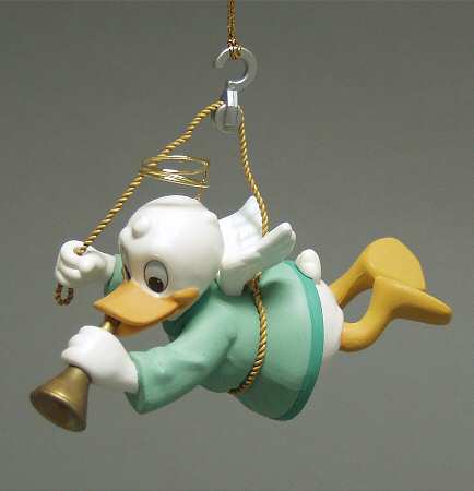 Disney Christmas Magic Donald Angel With Horn - Boxed