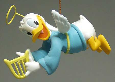 Disney Christmas Magic Donald Angel With Harp - Boxed