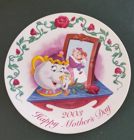 Disney Mother's Day Plates A Reflection Of Love - Boxed
