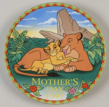 Disney Mother's Day Plates A Mother's Love - No Box