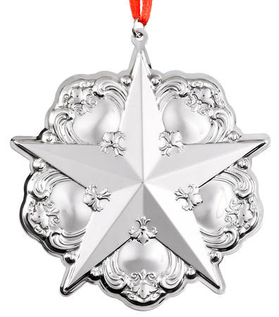 STERLING STAR ORNAMENT 2000 Chantilly Star-Ross Simmos Exclusiv - No Box