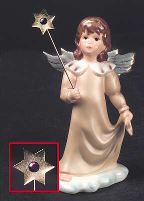 Birthday Blessing-Figurine February-Amethyst - Boxed