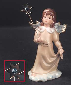 Birthday Blessing-Figurine March-Aquamarine - No Box