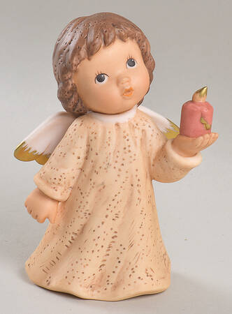 Christmas Figurines & Giftware Angel Holding Candle - No Box